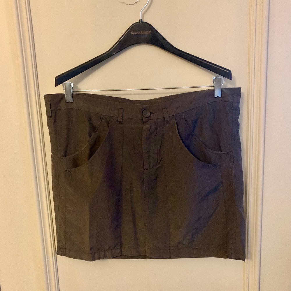 Silk/cotton James Perse Mini Skirt (3) Fits large - L-XL